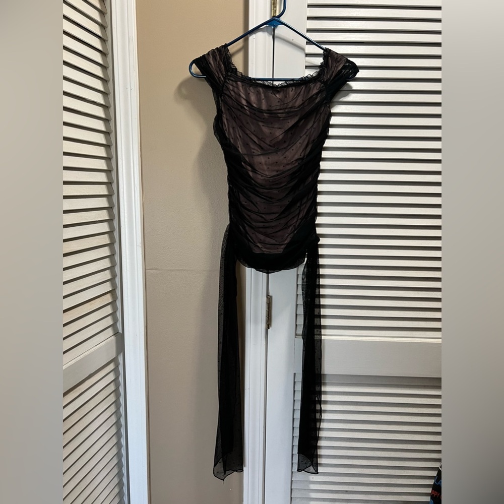 Dolce & Gabbana Black Mesh Top size (xs)